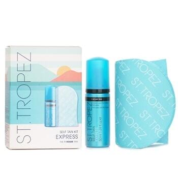 OJAM Online Shopping - St. Tropez Self Tan Express Mini Kit: Tinted Tanning Mousse 50ml + Application Mitt 2pcs Skincare