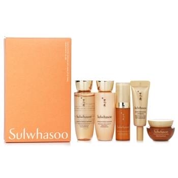 OJAM Online Shopping - Sulwhasoo Concentrated Ginseng Anti Aging Set: 5pcs Skincare