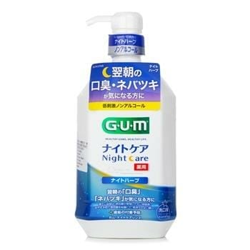 OJAM Online Shopping - Sunstar Sunstar GUM Night Care Mouthwash Alcohol Free Hypoallergenic (Vanilla) - 900ml 900ml Health