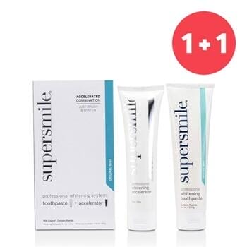 OJAM Online Shopping - Supersmile 【1+1 Set】Professional Whitening System: Toothpaste 119g/4.2oz + Accelerator 102g/3.6oz 2pcs x2 Skincare