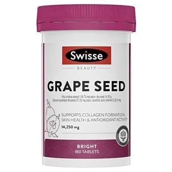 OJAM Online Shopping - Swisse Grape Seed Extract - 180 Capsules 180pcs/box Supplements