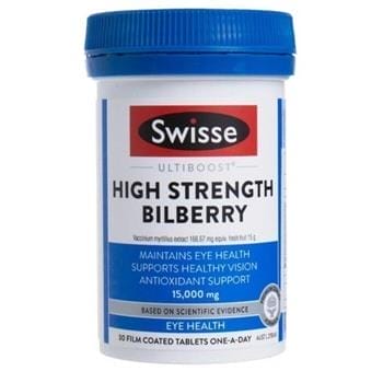 OJAM Online Shopping - Swisse High Strength Blueberry Eye Care 15000mg - 30 Capsules 30pcs/box Supplements