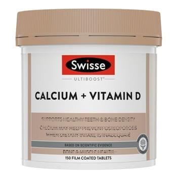 OJAM Online Shopping - Swisse Ultiboost Calcium + Vitamin D 150 Tablets [Parallel Import] 150 Tablets Supplements