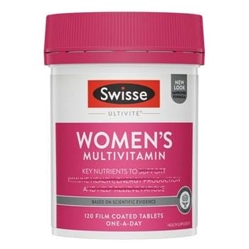 OJAM Online Shopping - Swisse Ultivite Women's Multivitamin 120 capsules Supplements