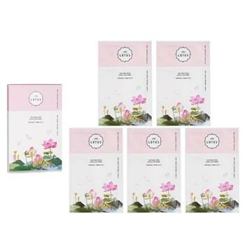 OJAM Online Shopping - THE PURE LOTUS Lotus Leaf Mask - Wrinkle Treatment 5pcs Skincare