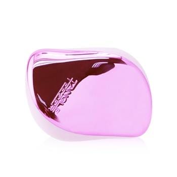 OJAM Online Shopping - Tangle Teezer Compact Styler On-The-Go Detangling Hair Brush - # Baby Pink Chrome 1pc Hair Care