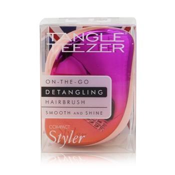 OJAM Online Shopping - Tangle Teezer Compact Styler On-The-Go Detangling Hair Brush - # Cerise Pink Ombre 1pc Hair Care