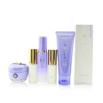 OJAM Online Shopping - Tatcha CNY Limited Edition Set: The Essence 150ml + Dewy Cream 50ml + Rice Wash 120ml + Dewy Mist 40ml + Cleansing Oil 2x25ml 6pcs Skincare