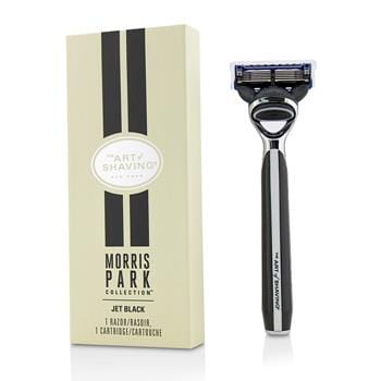 OJAM Online Shopping - The Art Of Shaving Morris Park Collection Razor - Jet Black 1pc Men's Skincare