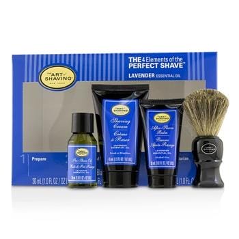 OJAM Online Shopping - The Art Of Shaving The 4 Elements of the Perfect Shave Mid-Size Kit - Lavender 4pcs Men's Skincare