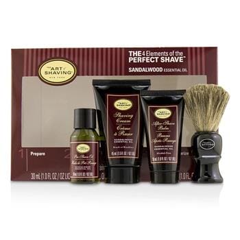 OJAM Online Shopping - The Art Of Shaving The 4 Elements of the Perfect Shave Mid-Size Kit - Sandalwood 4pcs Men's Skincare