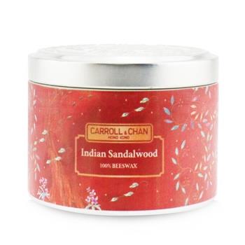 OJAM Online Shopping - Carroll & Chan 100% Beeswax Tin Candle - Indian Sandalwood (8x6) cm Home Scent