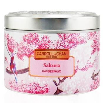 OJAM Online Shopping - Carroll & Chan 100% Beeswax Tin Candle - Sakura (8x6) cm Home Scent