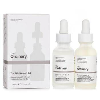 OJAM Online Shopping - The Ordinary The Skin Support Set: Niacinamide 10% + Zinc 1% 30ml + Hyaluronic Acid 2% + B5 30ml 2pcs Skincare