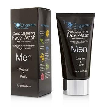 OJAM Online Shopping - The Organic Pharmacy Men Deep Cleansing Face Wash - Cleanse & Purify 75ml/2.5oz Men's Skincare