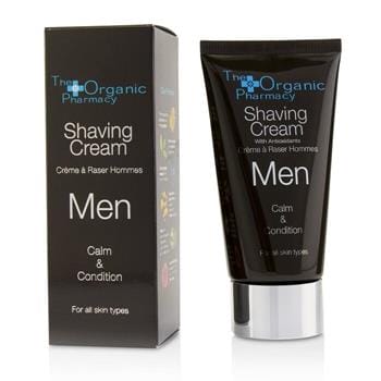 OJAM Online Shopping - The Organic Pharmacy Men Shaving Cream - Calm & Condition (Exp. Date: 11/2021) 75ml/2.5oz Men's Skincare