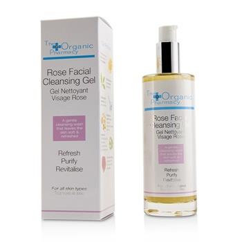 OJAM Online Shopping - The Organic Pharmacy Rose Facial Cleansing Gel 100ml/3.4oz Skincare