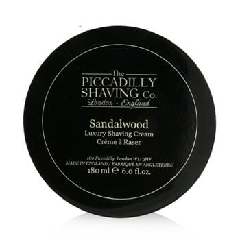 OJAM Online Shopping - The Piccadilly Shaving Co. Sandalwood Luxury Shaving Cream 180g/6oz Men's Skincare