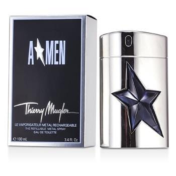 OJAM Online Shopping - Thierry Mugler (Mugler) A*Men Metal Eau De Toilette Refillable Metal Spray 100ml/3.4oz Men's Fragrance