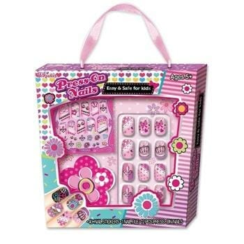 OJAM Online Shopping - Tokidas Kids DIY Nail Art Set 14x14x2cm Toys