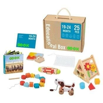 OJAM Online Shopping - Tooky Toy Co 19-24m Educational Box 32x27x18cm Toys