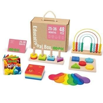 OJAM Online Shopping - Tooky Toy Co 25-36m Educational Box 32x27x18cm Toys