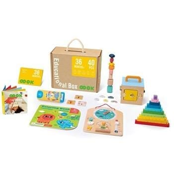 OJAM Online Shopping - Tooky Toy Co 36m+ Educational Box 32x27x18cm Toys