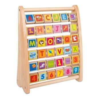 OJAM Online Shopping - Tooky Toy Co Aphabet Abacus 25x12x32cm Toys