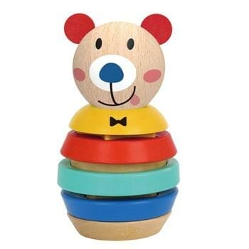 OJAM Online Shopping - Tooky Toy Co Bear Shape Tower 9x9x15cm Toys