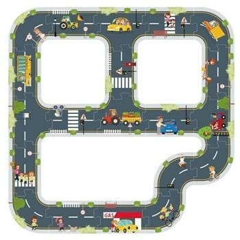 OJAM Online Shopping - Tooky Toy Co City Road Puzzle 22x22x7cm Toys