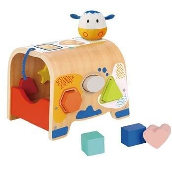 OJAM Online Shopping - Tooky Toy Co Cow Shape Sorter 20x16x22cm Toys