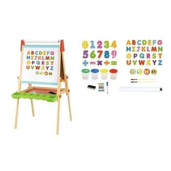 OJAM Online Shopping - Tooky Toy Co Deluxe Standing Art Easel 56x54x120cm Toys