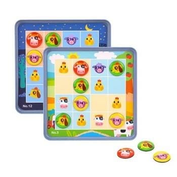 OJAM Online Shopping - Tooky Toy Co Farm Sudoku 18x18x2cm Toys