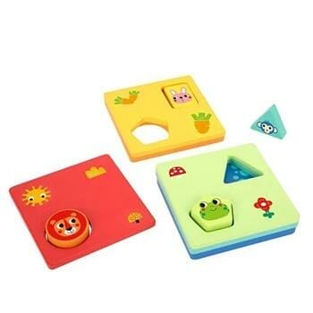 OJAM Online Shopping - Tooky Toy Co Logic Game-Shapes 13x13x5cm Toys