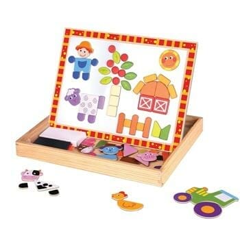 OJAM Online Shopping - Tooky Toy Co Magnetic Puzzle - Farm 30x22x22cm Toys