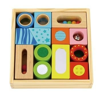 OJAM Online Shopping - Tooky Toy Co Multifunction Blocks with Texture and Sound 19x5x19cm Toys