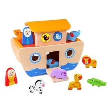 OJAM Online Shopping - Tooky Toy Co Noah’s Ark 26x14x19cm Toys