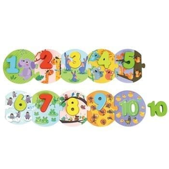 OJAM Online Shopping - Tooky Toy Co Number Puzzle 100x10x2cm Toys