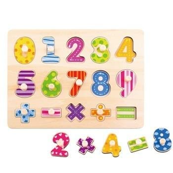 OJAM Online Shopping - Tooky Toy Co Number Puzzle 30x23x2cm Toys