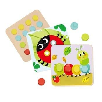 OJAM Online Shopping - Tooky Toy Co Pattern Pegs - Big 22x22x3cm Toys