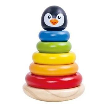 OJAM Online Shopping - Tooky Toy Co Penguin Tower 12x12x18cm Toys