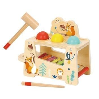 OJAM Online Shopping - Tooky Toy Co Pound &Tap Bench 22x13x21cm Toys