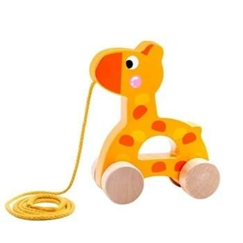 OJAM Online Shopping - Tooky Toy Co Pull Along - Giraffe 13x6x15cm Toys