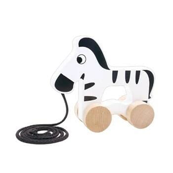 OJAM Online Shopping - Tooky Toy Co Pull Along - Zebra 15x6x18cm Toys