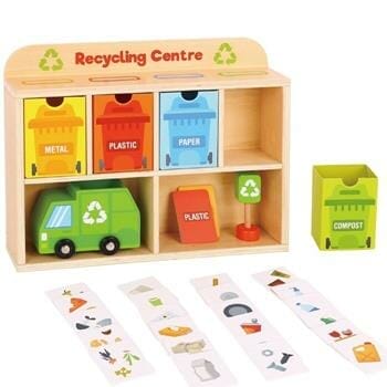 OJAM Online Shopping - Tooky Toy Co Recycling Centre 30x6x23cm Toys