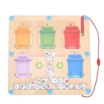 OJAM Online Shopping - Tooky Toy Co Recycling Maze 30x30x2cm Toys