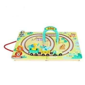 OJAM Online Shopping - Tooky Toy Co Tabletop Railroad Zoo 30x24x6cm Toys