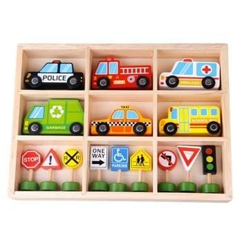 OJAM Online Shopping - Tooky Toy Co Transportation & Street Sign Set 30x22x4cm Toys