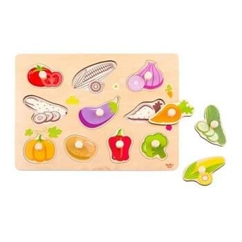 OJAM Online Shopping - Tooky Toy Co Vegetable Puzzle 30x23x2cm Toys