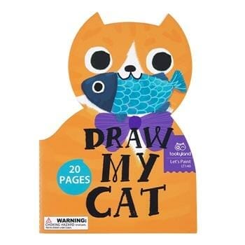 OJAM Online Shopping - Tookyland Draw My Cat 22x31x0.5cm Toys